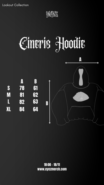 EYEZ CINERIS DOUBLE-LAYER HOODIE