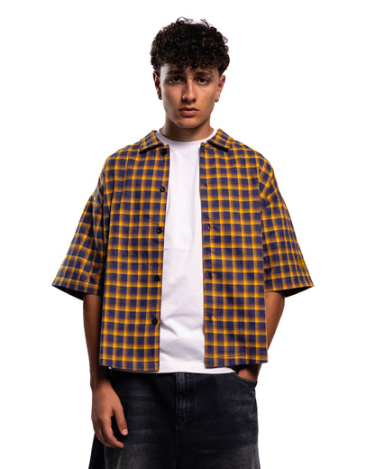 Camicia Oversize "I Love It" - Mustard