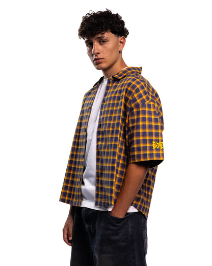 Camicia Oversize "I Love It" - Mustard