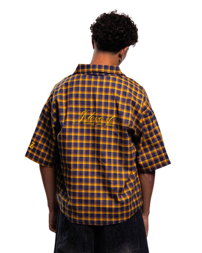 Camicia Oversize "I Love It" - Mustard