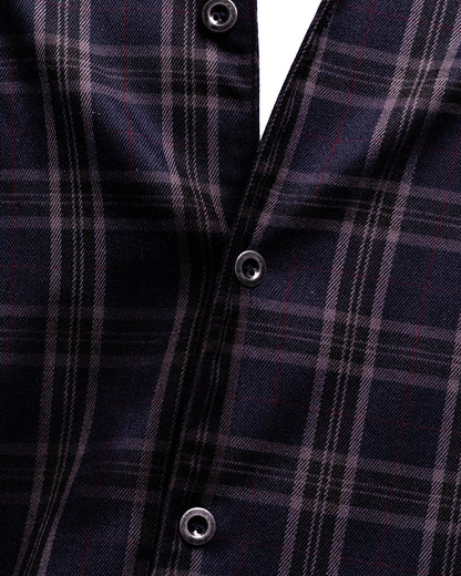 Camicia Oversize "I Love It" - Blueberry